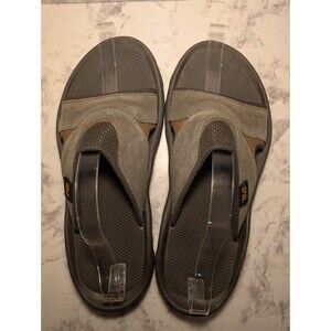 Teva Katavi 2 Slip On Slides Men Sz 9 Brown Beach Cruise Vacation Sandals